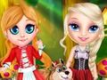 Jwèt Little Elsa Nan Wouj Hood  sou entènèt