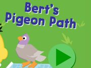 Jwèt 123 Sezam Street: Pigeon Path Bert la  sou entènèt