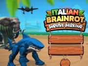 Jwèt Italyen Brainrot siviv parkour sou entènèt