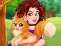 Jwèt Olivia donte yon chat  sou entènèt