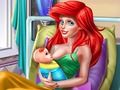 Jwèt Sou entènèt jwèt Princess Mermaid: nesans manman an  sou entènèt