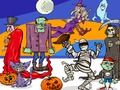 Jwèt Jwenn 5 diferans Halloween  sou entènèt