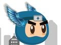Jwèt Flappy superhero dunk sou entènèt