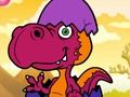 Jwèt Laj glas komik dinozò koloran  sou entènèt
