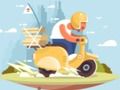 Jwèt City Scooter monte tèt  sou entènèt