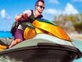 Jwèt Jet Ski Dlo kous Pouvwa bato demonstrasyon  sou entènèt