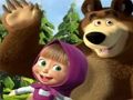 Jwèt Masha ak plas la Bear diferans lan  sou entènèt