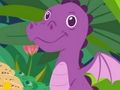 Jwèt Dinozò cute koloran  sou entènèt