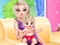 Jwèt Princess Elsa ti bebe fèt  sou entènèt