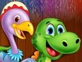Jwèt Dinozò Liv koloran  sou entènèt