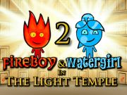 Jwèt Fireboy & Watergirl 2 nan tanp limyè  sou entènèt