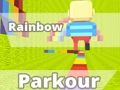 Jwèt Kogama Rainbow parkour sou entènèt