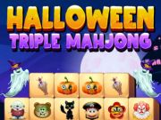 Jwèt Sou entènèt jwèt Halloween Triple majong  sou entènèt
