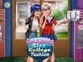 Jwèt Sou entènèt jwèt Ladybug Elsa College Fashion  sou entènèt