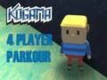 Jwèt Kogama 4 jwè parkour sou entènèt