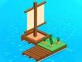Jwèt Idle Arks: navige ak bati  sou entènèt
