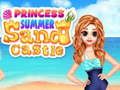Jwèt Sou entènèt jwèt Princess ete Sand Castle  sou entènèt