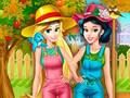 Jwèt Sou entènèt jwèt Princess k ap travay nan jaden an  sou entènèt