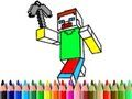Jwèt Retounen nan lekòl la: Minecraft koloran  sou entènèt