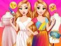 Jwèt Sou entènèt jwèt Princesses ekipe koloran  sou entènèt