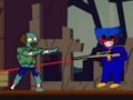 Jwèt Sou entènèt jwèt Huggy Wuggy vs zonbi  sou entènèt