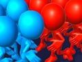 Jwèt Konte Masters: Clash Pusher 3D sou entènèt