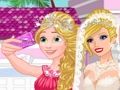 Jwèt Sou entènèt jwèt Selfie maryaj Barbie a ak prensès  sou entènèt