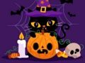 Jwèt Sou entènèt jwèt Grumpy Halloween chat tèt  sou entènèt