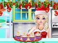 Jwèt Sou entènèt jwèt Sè Princess Nwèl Cupcake Maker  sou entènèt