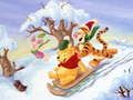 Jwèt Winnie Pooh Nwèl Jigsaw Puzzle 2  sou entènèt