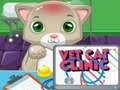 Jwèt Klinik Veterinè chat  sou entènèt