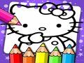 Jwèt Liv koloran Hello Kitty  sou entènèt