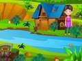 Jwèt Jwenn yon jwèt chat nan Forest House  sou entènèt