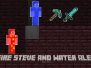 Jwèt Dife Steve ak dlo Alex  sou entènèt
