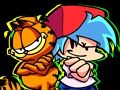Jwèt Vandredi swa Funkin: Lendi plezi ak Garfield chat la  sou entènèt