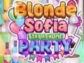 Jwèt Blonde Sofia Rete Lakay Pati  sou entènèt