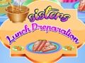 Jwèt Preparasyon pou manje midi Sè yo  sou entènèt