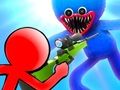 Jwèt Stickman vs huggy wuggy sou entènèt