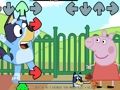 Jwèt FNF: Bluey vs kochon Peppa sou entènèt