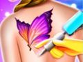 Jwèt Sou entènèt jwèt Barbie komik Tattoo Shop  sou entènèt