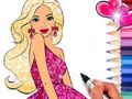 Jwèt Liv koloran: Barbie  sou entènèt