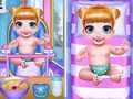Jwèt Twins bèl benyen tan  sou entènèt