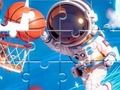 Jwèt Sou entènèt jwèt Jigsaw Puzzle: Space Basketball  sou entènèt