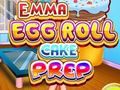 Jwèt Sou entènèt jwèt Emma Egg Roll Cake Prep  sou entènèt