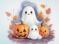 Jwèt Liv koloran: fantom Halloween  sou entènèt