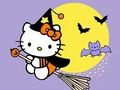 Jwèt Liv koloran: Kitty Halloween  sou entènèt
