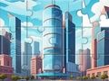 Jwèt Sou entènèt jwèt Jigsaw Puzzle: City Buildings  sou entènèt