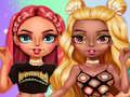 Jwèt Jwèt Rainbow Girls abiye defi  sou entènèt