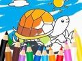 Jwèt Liv koloran: Sunny Turtle  sou entènèt