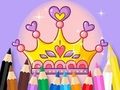 Jwèt Liv koloran: Princess Crown  sou entènèt